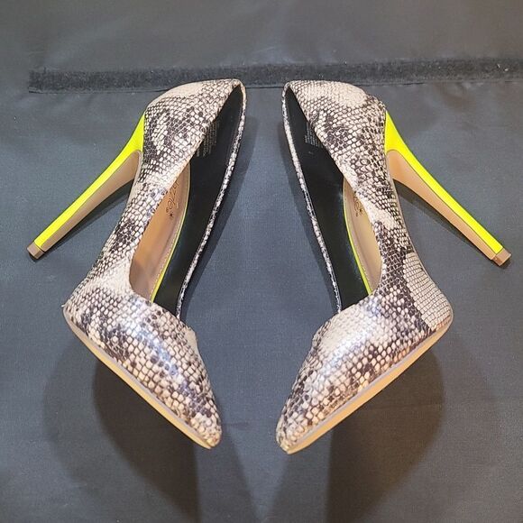 BRAND NEW SHOEDAZZLE ANIMAL PRINT POINTED TOE SLIP-ON HIGH HEEL PUMP - Picture 12 of 14